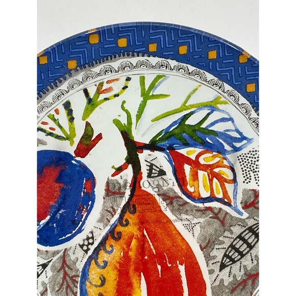 Fragonard Parfumeur Rose Ambre Glass Soap Dish Plate 5” - Picture 2 of 9